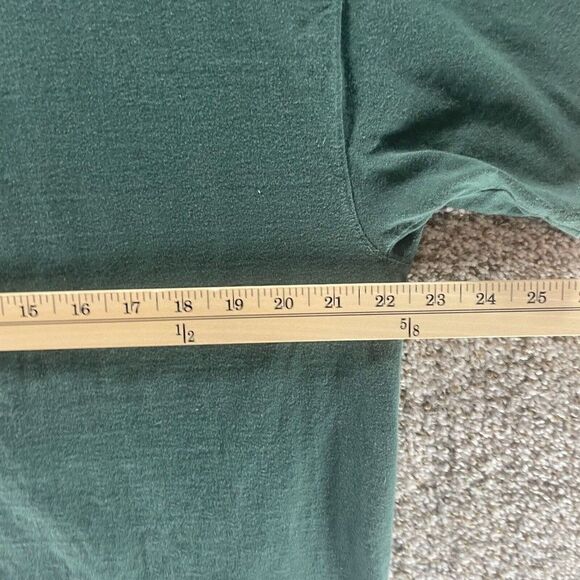 Champion Shirt Adult Extra Large Green‎ Short Sleeve Spell Out Logo Streetwear - Picture 8 of 11